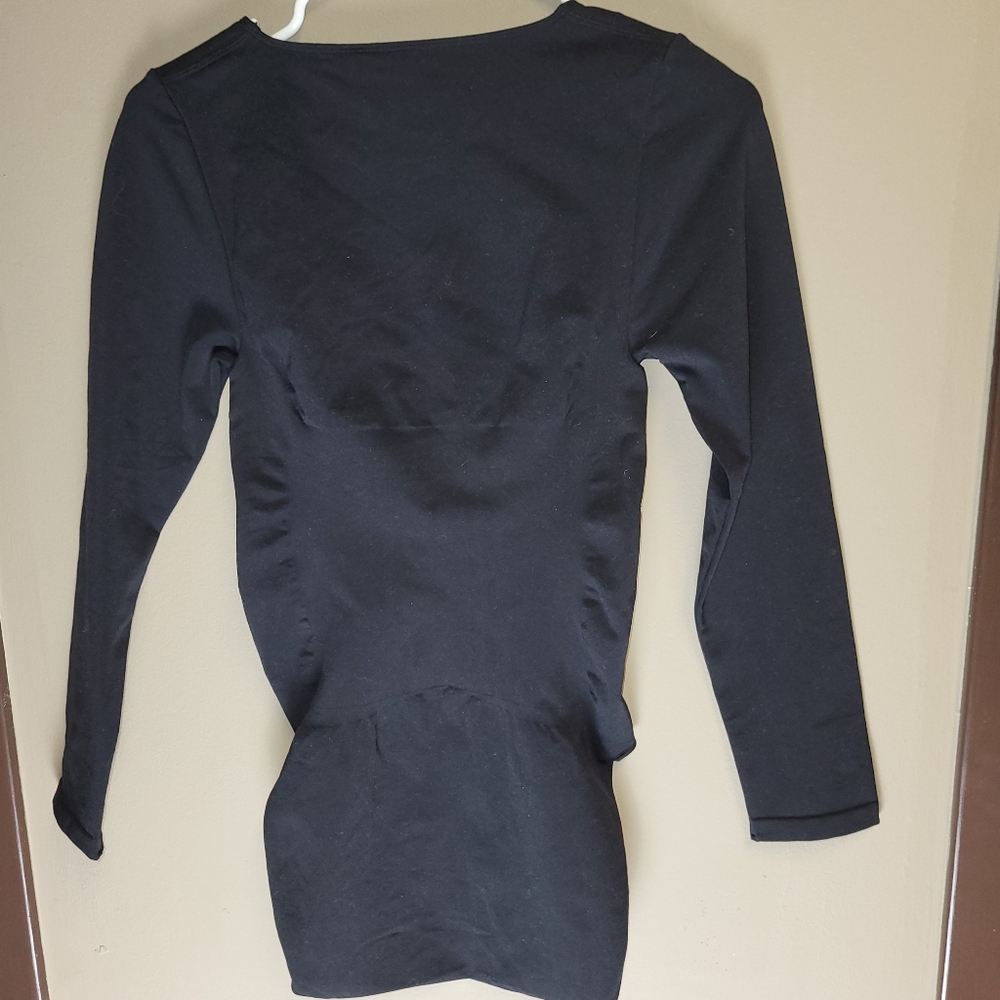 NWT Yitty X Fabletics Nearly Naked Shapewear Long Sleeve Bodysuit Black 5X / 3X - Picture 6 of 7